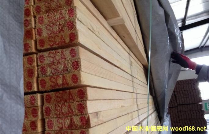 瑞典木材出口中国预计今年将达到70万m3-中国