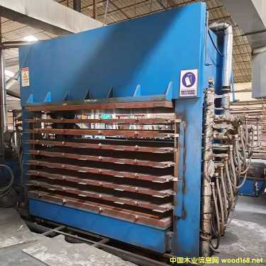 48尺九压八层旧热压贴面机出售